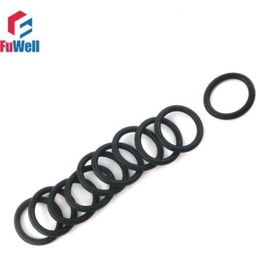1000pcs 1.5mm Thickness NBR O Ring Seals Gasket 4.5/5/5.5/6/7/7.5/8/9/9.5/10mm OD Black Rubber O-ring Sealing Washer