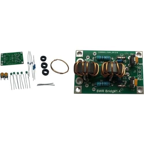 1 Set 1.8M-30MHz SWR Bridge 1.4 Assembly Kits Electronic Components RF SWR Reflection Bridge for RF Network