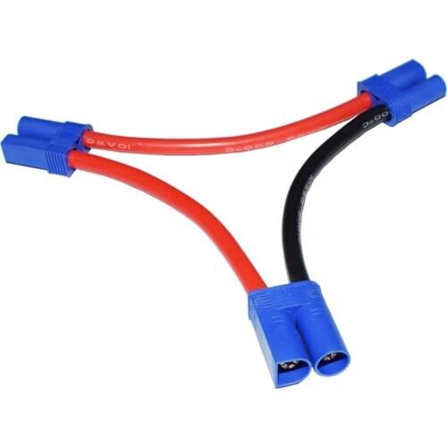 1pc EC5 Series Connector with 10awg Wire/Series Battery Adapter for Losi/E-Flite(B101-1)