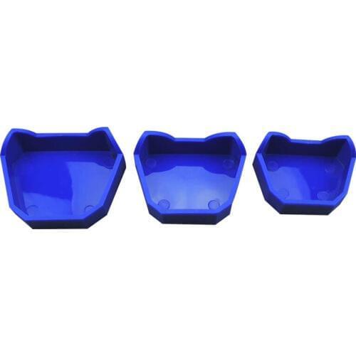 2pcs/set Dental Lab Plaster Model Base Former Molds Tray Dentist Tool Denture Tray Former Base Kit Oral Hygiene Care