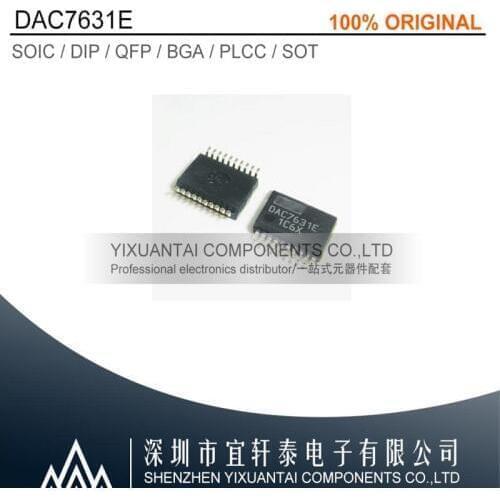 2pcs/lot 5pcs/lot 10pcs/lot Free shipping 100% original DAC7631E DAC7631 SSOP20