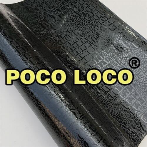 3D Crocodile Leather Pattern Car Vinyl Wrap Sticker Car Interior Decal Film Free Air Release 152x20/30/40/50CM Small Sheet