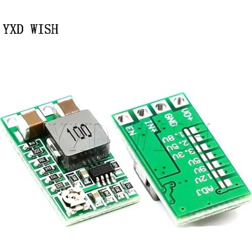 50PCS Power Module Adjustable DC DC Step Down Buck Converter Adjustable 4.5V-24V to 5V 3A 97.5% Power Supply Mini Module