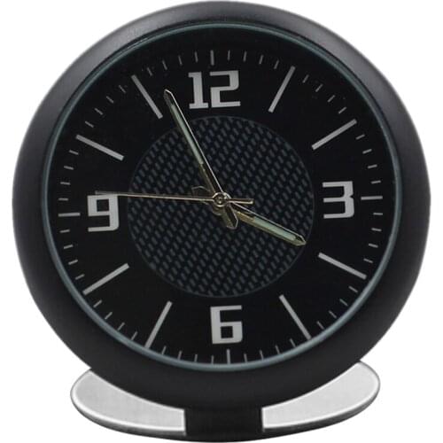 Yolu Car Clock Mini Automobiles Digital Watch Quartz Clocks Stick-on Auto Ornament Car Accessories for Cars SUV MPV