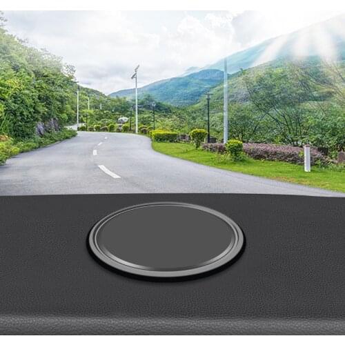 1 Pair Car Non-Slip Mat Auto Silicone Interior Dashboard Phone Anti-Slip Mat Pads Transparent Black