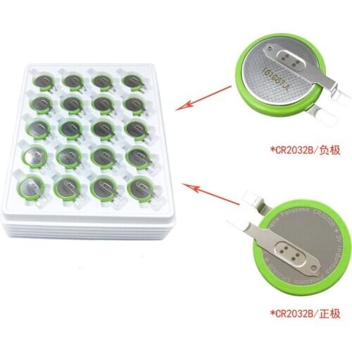 10pcs/lot Panasonic CR2032B CR2032HR 3V Battery HighTemperature mManganese Dioxide Car Tire Pressure Monitoring Button Batteries