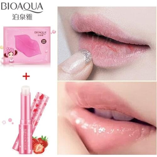 BIOAQUA Collagen Crystal Collagen Lip Film Moisturizing Exfoliating & Lips Balm Lips Care Beauty Essentials Lip Care