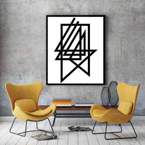 Black and white printing, contemporary art, modern minimalist printing, Nordic design, wall decoration, room decoration, posters