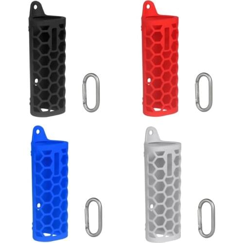 40GD Colorful Dust-proof Silicone Protective Skin Case Cover Shell with Carabiner for Sonos Roam Bluetooth-compatible Speaker