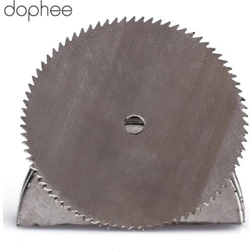 Dophee Stainless Steel Round Cut Off Grinder Wood Saw Cutter Wheel Blade Abrasive for Dremel Rotary Tool Cutting Disc 25MM 20pcs