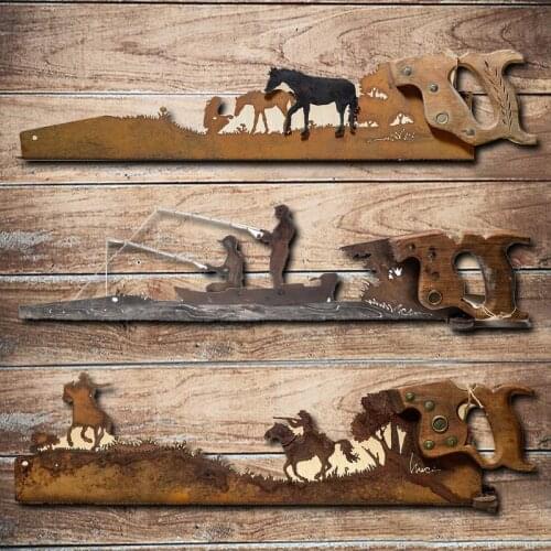 Art Saw Hand Craft Design On An Old Saw Cut Hand Saw Art Fathers Day Unique Gift Art Tree For Wall Decor Saw Decoration