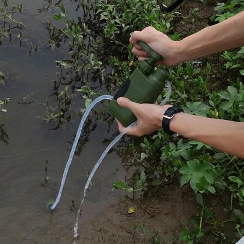 Lightweight 3000 Liters Filtration Capacity Outdoor Camping Hiking Traveling Emergency Supplies Portable Water Filter Camping