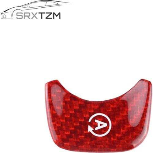 Car Carbon Fiber Engine Start Stop Button Trim Cover For Mercedes Benz G GLE GLS Class G463 W167 V167 AMG GLE53 X167