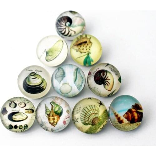 Wholesale 12pcs/lot glass animal 18mm snap buttons shell leather clasp snap button bracelet snap Bangles jewelry