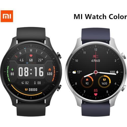Original Xiaomi Smart Watch Color NFC 1.39'' AMOLED GPS Fitness Tracker 5ATM Waterproof Sport Heart Rate Monitor 2colors