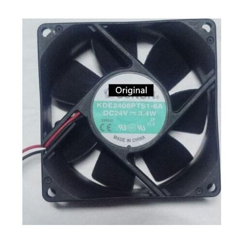 Original 100% working forSUNON KD2408PTS1-6A Server Cooling Cooling Fan DC 24V 3.4W 80x80x25mm