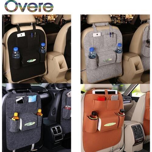 Overe 1PC Auto Car Back seat storage bag Net For Peugeot 508 308 206 307 207 407 2008 Citroen C4 C5 Opel Astra j h Insignia