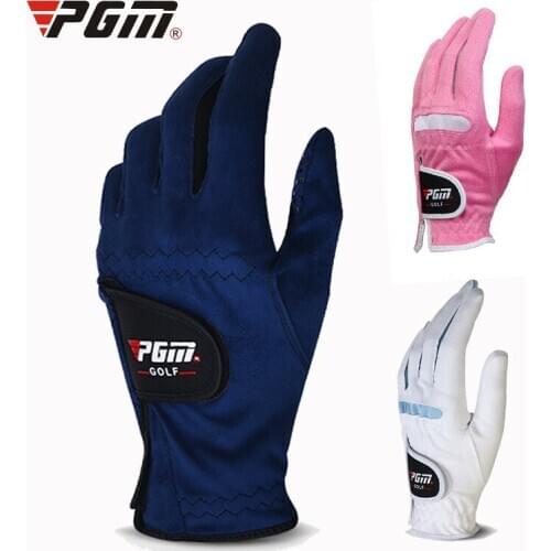 Golf Gloves Ultra Fiber Cloth Womens Gloves Non Slip Wear Resistant Gloves
