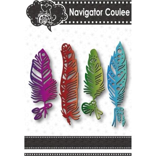 Feather 2021, cutting die, decoration, scrapbooking, paper, craft, knife die, blade, punch, cut die template, metal cutting die