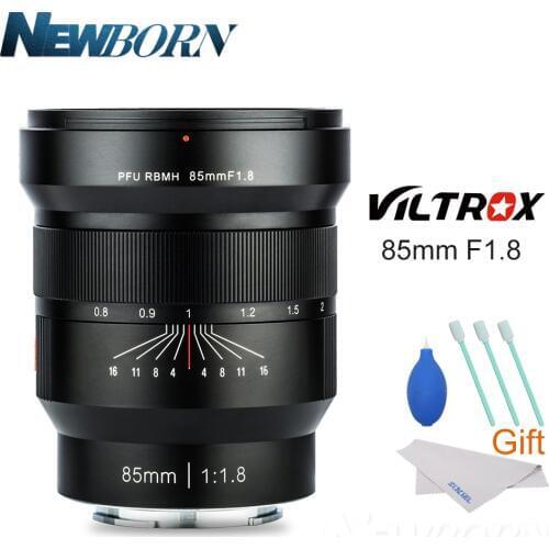 VILTROX 85mm f1.8 Full-Frame Manual Fixed focus Camera lens anti-shake system Fixed Focus Lens for Camera Sony NEX E A9 A7M3 A7R