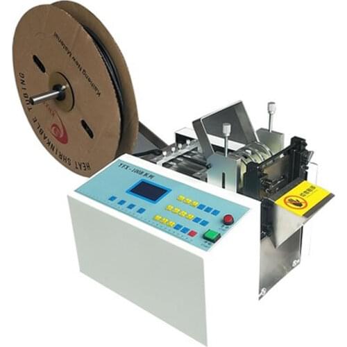 Fully automatic heat shrink sleeve tube wire cutting machine for PVC sleeve silicone tube PE tube cutting 350w 800w