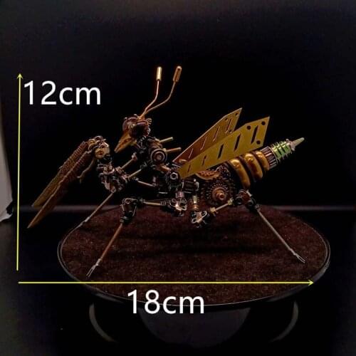 Full Copper Metal Assembly Mechanical Insect Model Praying Mantis Ornaments Creative Gifts