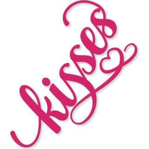 Cutting Dies Words Sentences Kisses For DIY Scrapbooking Embossing Album Paper Cards Dies 2021New