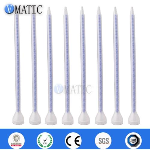 Free Shipping 5pcs Resin Static Mixer ME05-32 Mixing Nozzles For Duo Epoxies Bell Mouth Silicone Mixing Tube Core POM Material