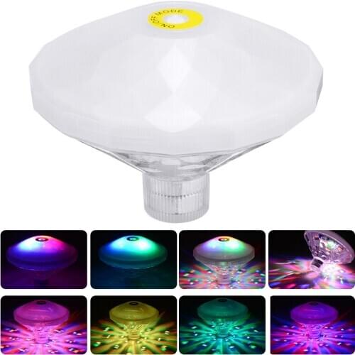LED Swimming Pool Waterproof Light Solar Power Multi Color Changing Water Drift Lamp Floating Light Security Underwater Lights
