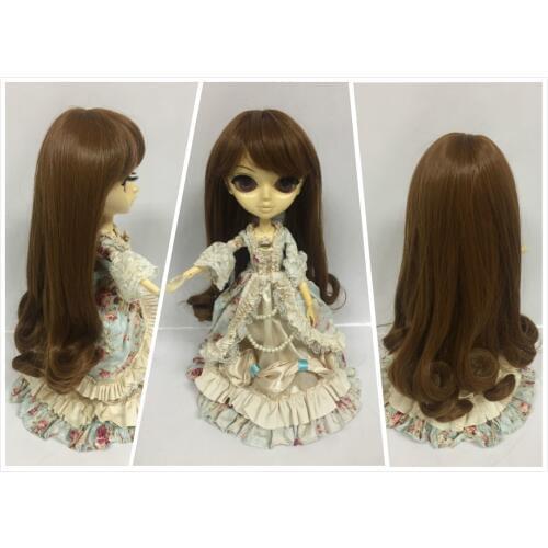 Tang kou doll Wig (brown hair) suitable for 1/4 doll,BB girl,58cm BJD doll 54