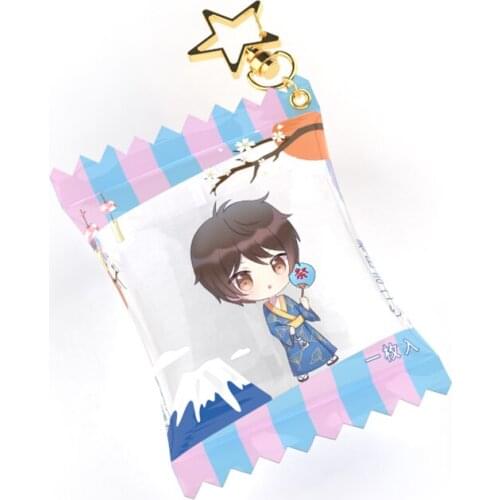 Vograce custom transparent inflatable candy bag charms plastic acrylic candy charm