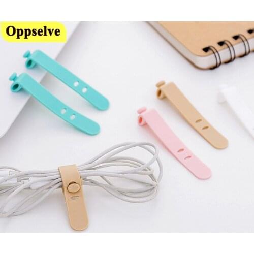 4PCS Universal Line Storage Clip Desk Organizer Earphone Data Cable Storage Buckle Organizer Wire Management Cord Organizer