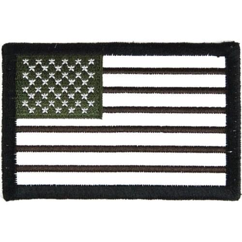 US FLAG UNIFORM MILSPEC ARMBAND LEATHER PATCH