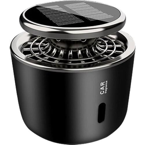Car Solar Air Purifier Auto Aroma Diffuser Air Freshener Car Perfume for Cars Interior Decoration