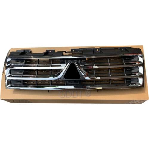 1 Piece 2007-2020 Chrome Grille for Pajero V97 Bumper Net for Montero V93 Bumper Lip V95 V87 Bumper Cover License Holder V98