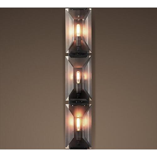 Crystal wall lamp American luxury stairwell clothing store simple bar restaurant hotel club engineering light