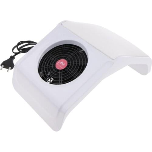 Nail Dust Suction Collector Gel UV Polish Cleanser Dryer Nail Salon EU Plug