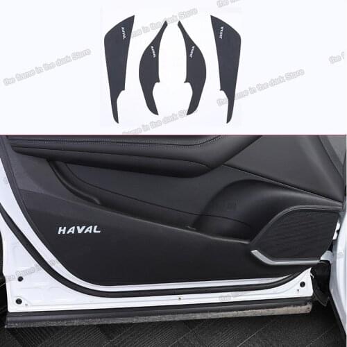 Lsrtw2017 for Haval F7 F7x 2019 2020 2021 Car Interior Door Pad Cover Anti-kick Mat Protector Accessories Styling Auto