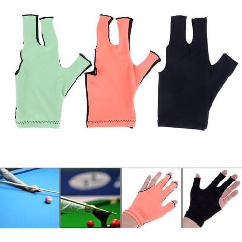 HOT 1pc Snooker Billiard Cue Glove Pool Left Hand Open Three Finger Accessory Fitness Accessories