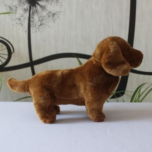 Cute Childrens Toy Present Soft Dogs Dolls Real Life Plush Dachshund Doll Toys Good Quality