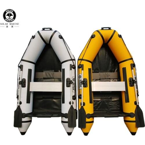 3 Person 230cm PVC Inflatable Assault Boat Speed Yacht Dinghy Kayak Canoe Hovercraft Sailboat Surfing Sailing Board Floor Ship
