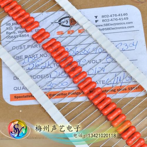 1pcs/1lot SPRAGUE SBE 192P 80V 562 5600PF axial electrodeless metal film fever capacitor