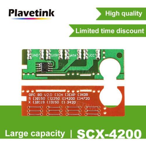 Plavetink SCX-4200 SCX-D4200A SCX-4210 DRUM CHIP Toner Cartridge Reset Chips for Samsung SCX 4200 4210 D4200A Printer