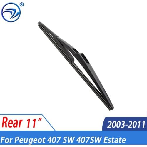 Wiper 11" Rear Wiper Blade For Peugeot 407 SW 407SW Estate 2003 - 2011 2010 2009 2008 2007 Windshield Windscreen Rear Window