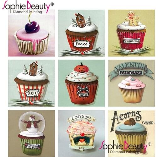 Sophie Beauty Diy diamond embroidery ice cream full rhinestones mosaic cartoon kit cross stitch diamond painting home decor18907