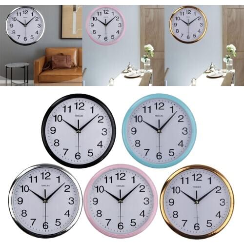 Modern Wall Clock Watches Classic Digital Clock Silent Non Ticking Quilty Quartz Home Living Room Office Decor