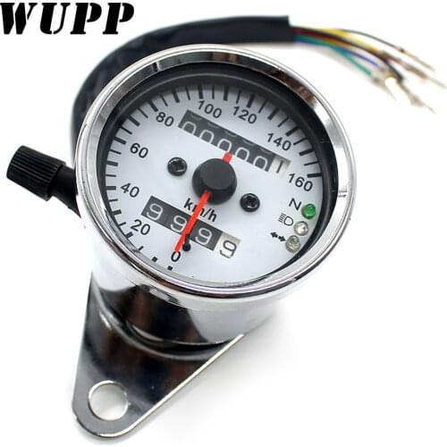 Universal 12V Digital LCD Backlight Motorcycle Speedometer Tachometer Oil Level Gauge for Honda Ymaha Suzuki Harley
