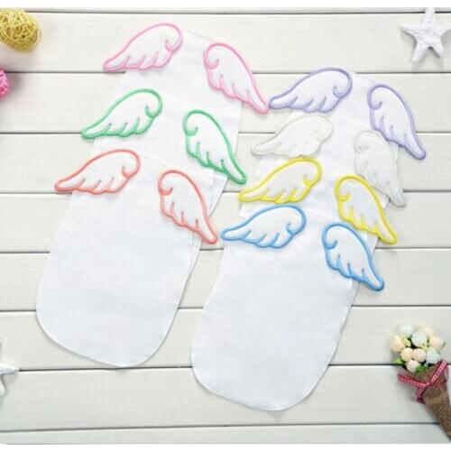 2020 New Baby Pad Back Big Sweat Towel Aids Cotton Angel Wings 4 Layers Of Gauze Sweat Towels