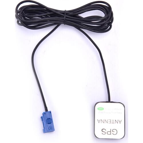 1pc GPS Antenna FAKRA RNS-E Male Plug Active Aerial Cable for Navigation Head Unit