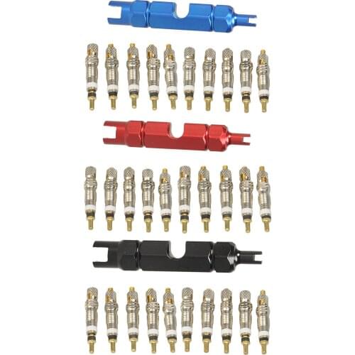 10pcs Bike Detachable Schrader Valve Core Remover Tool Mountain Bicycle